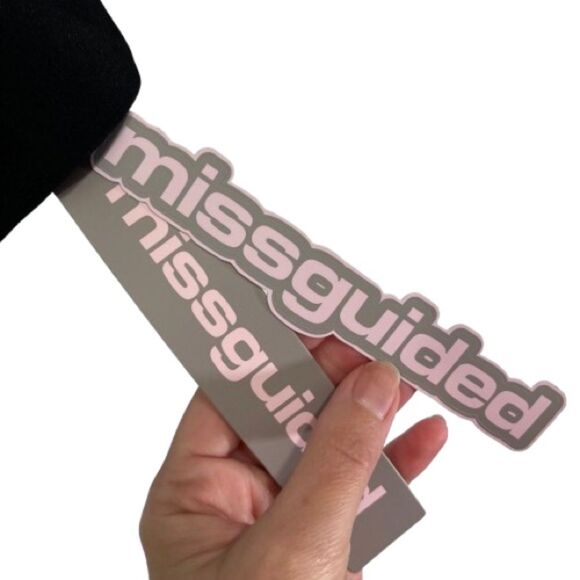 Missguided Black Halter Top Peek a Boo Bow Details S - Picture 5 of 8